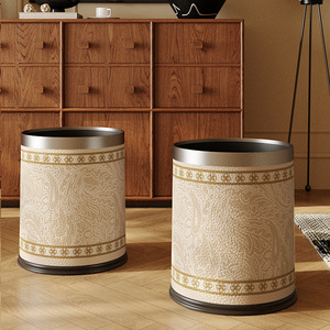 <span class=keywords><strong>Cubo</strong></span> de <span class=keywords><strong>Basura</strong></span> GREENSIDE con Panel Táctil de Inducción Integrado, Cuero Francés, Estilo Retro para el Hogar, Aspecto de Lujo - Product Image 6