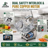 Machine à couper les légumes JICEN, 5 lames en acier inoxydable, pour cuisine de restaurant