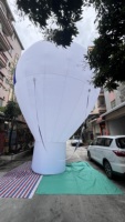 Grand ballon gonflable à air froid de 6 m pour la publicité et les événements de grand ouverture, en PVC, garantie de 2 ans