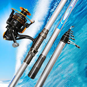 <span class=keywords><strong>Canne</strong></span> à pêche à la mouche en <span class=keywords><strong>haute</strong></span> <span class=keywords><strong>mer</strong></span> pour grand jeu 3.6m-5.4m surf télescopique en fibre de carbone pour les espèces cibles de crevettes de <span class=keywords><strong>mer</strong></span> rapide pour le lac - Product Image 5