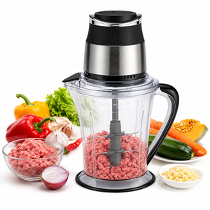 <span class=keywords><strong>Picadora</strong></span> de Carne de 1.5L, 800W/1300W, 6 Cuchillas de Acero Inoxidable, Control Táctil de Pulso, Tazón de Vidrio, Procesador de Alimentos - Product Image 1