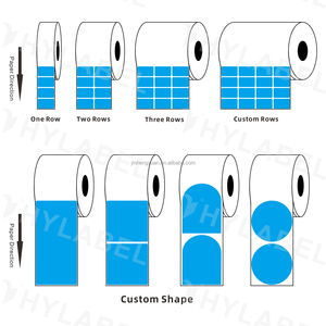 Nhà Máy Bán buôn không thấm nước 40mm x 30mm trực tiếp nhãn nhiệt tự dính giấy mã vạch nhãn dán nhãn nhiệt CuộN 40x30 - Product Image 5