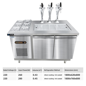 Lanxin Machine automatique <span class=keywords><strong>à</strong></span> battre le lait frais Machine commerciale <span class=keywords><strong>à</strong></span> verser <span class=keywords><strong>à</strong></span> <span class=keywords><strong>la</strong></span> main pour table basse Thé aux fruits Machine <span class=keywords><strong>à</strong></span> bière pression réfrigérée - Product Image 2