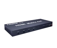 Matrice 4x4 avec prise en charge 4K 3D, Extenseur USB 4 entrées 4 sorties, Multi-visionneur Quad 4x1