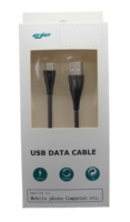 ODM kabel transmisi Data 30AWG kawat kepang Tipe C USB 2.0 sampai Tipe C dengan harga pabrik untuk ponsel