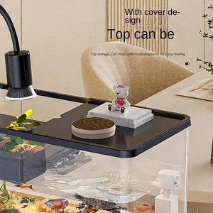 Diverse specificaties Open deksel Vis Schildpad Gemengde tank Alles-in-één <span class=keywords><strong>aquarium</strong></span> Doorzichtig <span class=keywords><strong>aquarium</strong></span> Visbak met aquariumaccessoires - Product Image 6