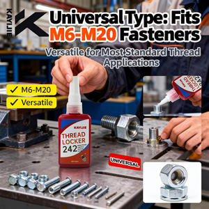 Adhesivo Anaeróbico <span class=keywords><strong>de</strong></span> Fijación <span class=keywords><strong>de</strong></span> Roscas, Pegamento para Tornillos 222, Color Morado, Sellador <span class=keywords><strong>de</strong></span> Roscas para Fijación <span class=keywords><strong>de</strong></span> Pernos, Tornillos y Tuercas - Product Image 4