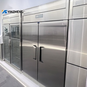 YINZHENG - Refrigerador/Congelador Comercial Vertical de <span class=keywords><strong>2</strong></span> <span class=keywords><strong>Puertas</strong></span> y Una Sola Temperatura para Restaurantes, con Certificación CE, Gran Venta - Product Image 2