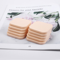SBELLE Offres Spéciales 20 pièces usine en gros rond carré maquillage poudre bouffée maquillage éponge coloré sans Latex cosmétique poudre bouffée
