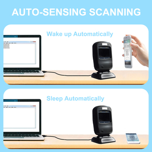 2D Desktop Barcode <strong>Scanner</strong> Factory USB Wired <strong>Omnidirectional</strong> Bar <strong>Code</strong> Reader Platform Scan <strong>Qr</strong> <strong>Code</strong> for Catering - Product Image 2