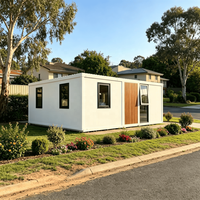 Fabricants de maisons : Maison préfabriquée modulaire empilable à un étage de 2,4 m, extensible, intégrée, pour appartement, pour l'Australie