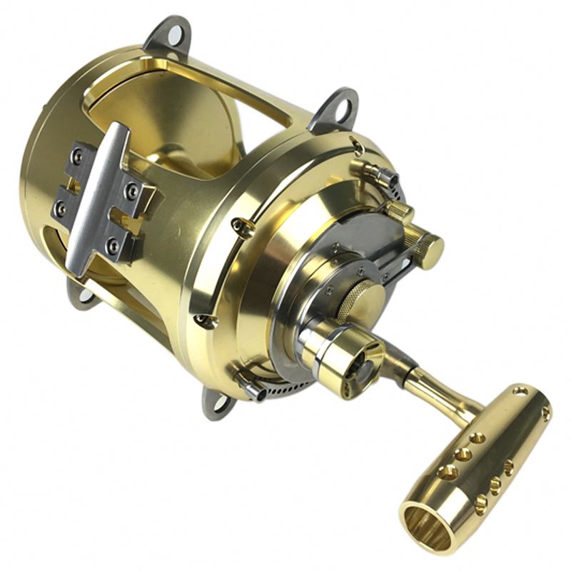 Hot Sale 80W Ocean Shark Big Game Trolling Reel, 2 Speed, 45Kg Max Drag, Corrosion-Resistant Aluminum for Saltwater Fishing Hot Sale 80W Ocean Shark Big Game Trolling Reel, 2 Speed, 45Kg Max Drag, Corrosion-Resistant Aluminum for Saltwater Fishing