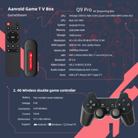Zoku la dernière console Q9 Pro TV Stick Classic 64GB Android 12 Pro 8k TV Stick avec manette sans fil Console de jeu vidéo