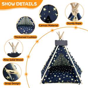 Vente chaude Accesorios Para Mascotas Al Mayor Durable <span class=keywords><strong>Grand</strong></span> Doux Produits Pour Animaux De Compagnie Chat Lit Pet Tente Maison <span class=keywords><strong>Chien</strong></span> <span class=keywords><strong>Tipi</strong></span> - Product Image 3