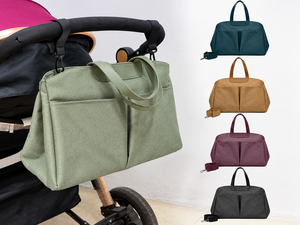 Bolsa de Pañales Convertible 2025, Nuevo Diseño, Impermeable, con Cierre Abierto, Multifuncional, Tipo Bandolera - Product Image 3