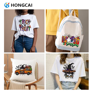 Hongcai 2025 di Halloween spettrale Boo <span class=keywords><strong>Horror</strong></span> disegni DTF trasferimenti di calore a colori Offset pellicola trasparente stampa trasferimenti o camicia - Product Image 4