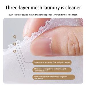 Sac de lavage imprimé haute qualité pour machine à laver, anti-déformation pour pulls, avec poche filtrante à rouleaux, pour lingerie - Product Image 4