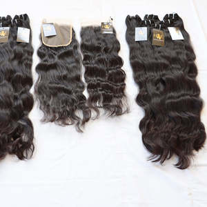 Perruque Lace Frontal wig naturelle indienne, cheveux humains, 13x6, 13x4, 4x4, 5x5, 6x6, 7x7, Swiss Lace Closure, d'une oreille à l'autre - Product Image 2