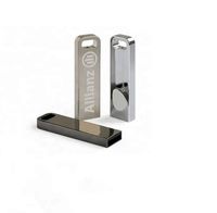 Nueva Memoria USB de 64 GB, Metálica, USB 3.0, Plateada, Pendrive de 4 GB, 8 GB, 16 GB, 32 GB, Unidad USB, Memoria Flash de 128 GB, con Logotipo Personalizado Gratuito