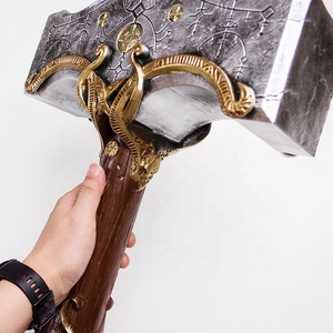 Jeu classique de dieu de la guerre: <span class=keywords><strong>Ragnarok</strong></span> Thor Hammer accessoires de Cosplay artisanaux en résine hautement réduits - Product Image 6