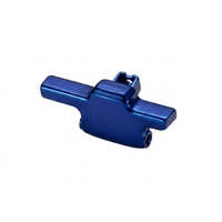 Manette de commande en T en alliage d'aluminium forgé sur mesure, usinage CNC, traitement anodique couleur, pour vélo pliant, vélo électrique, liaison de frein E-briway