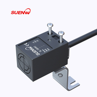Sensor Proximitas Induktif Persegi SUENW SL-Q8DN1 8mm NPN NO DC12-24V IP67 untuk Deteksi Posisi Jarak Jauh