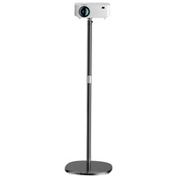 Support de téléphone de bureau rétractable en alliage d'aluminium étanche, réglable en hauteur, pour bureau, chevet, mur, sans perforation, avec plateau
