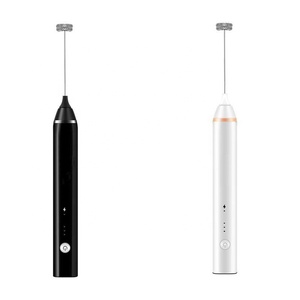 Batidora de Huevos y Espumador de Leche 2 en 1, 3 Velocidades Ajustables, Batidora de Mano Recargable para Uso Doméstico, Diseño Clásico - Product Image 1