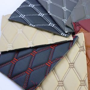 Embroidery Quilted Automotive Synthetic Leather PVC <b>Sponge</b> Leather Faux Upholstery Fabric Eco-Friendly <b>Sofa</b> Car Mat - Product Image 2