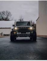 Kit de conversion complet style Raptor comprenant phares, pare-chocs, capot, ailes, pièces de conversion largeur de carrosserie, compatible avec Bronco 2021+