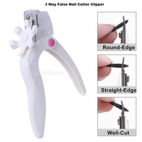 Coupe-ongles en forme de U de Style français coupe-ongles en acrylique bricolage pour outil d'utilisation de doigt de manucure à pointe artificielle