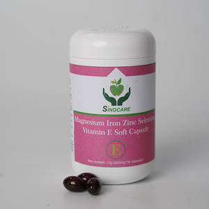 Magnésium Fer <span class=keywords><strong>Zinc</strong></span> Sélénium Complexe Softgel Capsules Supplément - Product Image 1