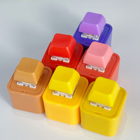 Porte-clés mémo vocal rechargeable, enregistreur sonore, amplificateur de son, bouton d'enregistrement, cadeau audio personnalisé DIY, jouet anti-stress créatif
