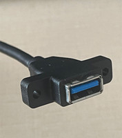 Cable de Extensión USB 3.0 Hembra a Hembra de 30CM, PVC, 3A/5A, Carga Rápida, Conductor de Cobre Puro, Blindaje de Aleación de Aluminio