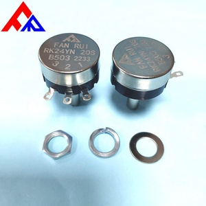 โพเทนชิโอมิเตอร์แบบหมุนเดี่ยว RV24 B10k B50k คาร์บอน ความแม่นยำสูง สำหรับเครื่องมือวัดแบบหมุนและรีโอสแตท - Product Image 3
