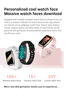 Jam Tangan Pintar Tren 2025 Sport Unisex FIT8 IPS IP67 Magnetik Detak Jantung Oksigen Darah Kualitas Tinggi 1.47" Baterai 4 Hari
