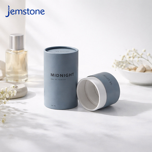 Eco-friendly Cosmetic Kraft Round Rigid Cardboard Box Luxury Perfume Essential Oil Lotion Skincare Cylinder Packaging Paper Tube - Product Image 3
