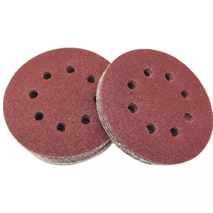 Rifornimento della fabbrica di alta qualità 125mm <span class=keywords><strong>carta</strong></span> vetrata da 5 pollici Velcro da 40 1000 graniglia da 5 pollici disco di levigatura con etichetta privata all'ingrosso - Product Image 2