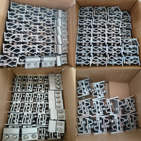 Support de montage solaire en acier inoxydable et aluminium de type U résistant à la corrosion avec garantie de 12 ans pour les systèmes de panneaux solaires