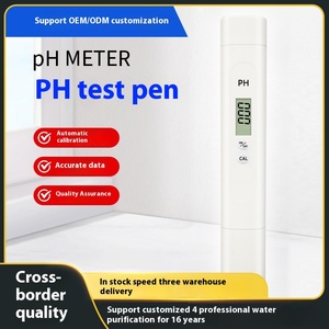 Mô hình mới xách tay <span class=keywords><strong>PH</strong></span> meter Bút chất lượng <span class=keywords><strong>pH</strong></span> giá trị Tester nhiệt độ tự động bồi thường qua biên giới chất lượng axit Meter - Product Image 5