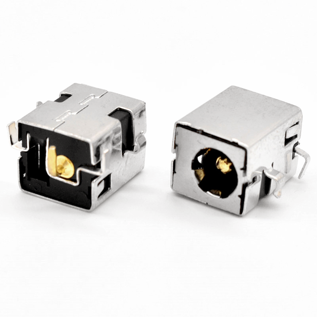 DC-044b Gold-plating Pin Foot Connector High Current Female Socket Laptop Adapter Jack DC 5.5MM*2.1MM/2.5MM