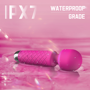 <span class=keywords><strong>Mini</strong></span> Vibrador de Varita S-HANDE de 9 Velocidades, Vibrador Corporal Negro, Impermeable para Mujeres - Product Image 3