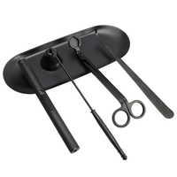 Vente en gros de ciseaux à mèche pour bougies domestiques Hanview avec un bel emballage Options de couleur noir/argent/or/or rose