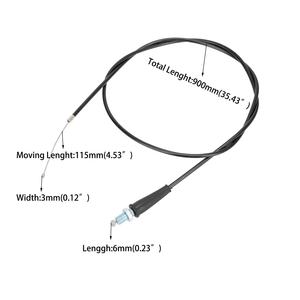 HIAORS Câble d'accélérateur 35.43 pouces pour TaoTao DB14 DB17 DB27 DBX18 Coolster M-<span class=keywords><strong>125</strong></span> X-pro SYX <span class=keywords><strong>Moto</strong></span> Roketa Chinese Pit Dirt Bike Part - Product Image 4