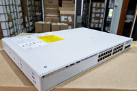 Cisco C9200L 24P 4G E 24 Port PoE Gigabit Switch LACP SNMP VLAN Full Half Duplex Tersedia di AS Switch Jaringan