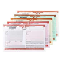 Billet de transfert personnalisé, débit, 3-11/16 X 7-3/4 pouces, crédit, duplicata, formulaires de commande, monnaie, enregistrement, banque, papier sans carbone