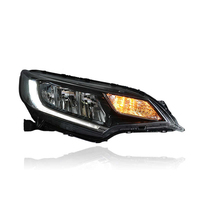 Nouvel ensemble de phares LED 12V personnalisés avec guide de lumière LED 6000K DRL et source lumineuse pour Fit RS GK5 2014-2020