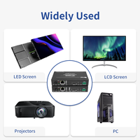 Soporte para Video Wall LCD, 3840X2160 30Hz, 1920X1080 60Hz, Espacio de Color RGB444, Extensor HDBaseT con Alimentación a través de Ethernet (PoC), CE