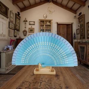 Customized Folk Art Style Spanish <b>Handheld</b> <b>Fan</b> with Painting Pattern for Promotion - Product Image 6
