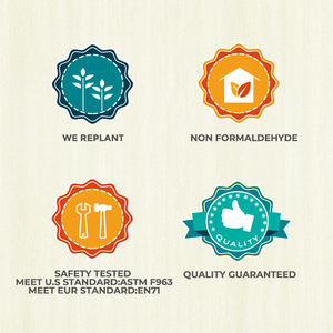 Bloques educativos montessori de juguete para niños, apilador de arcoíris de madera, 18m + - Product Image 6